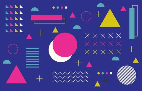 Abstract modern geometric background. Stock Illustration