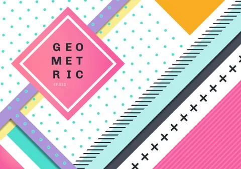 Abstract modern geometric background texture design. Business template for a Stock Illustration