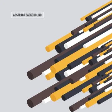 Abstract modern geometric composition background Stock Illustration