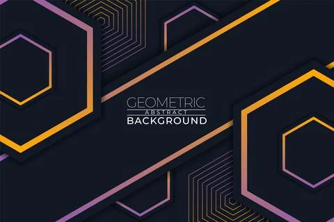Abstract Modern Geometric Diagonal Overlapped Gradient Orange and Purple with Illustrazione stock