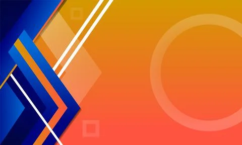 Abstract modern geometric gradient background design template Illustrazione stock