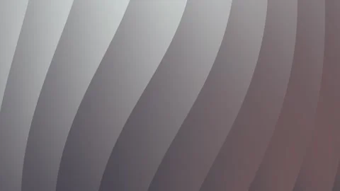 Abstract modern geometric pattern of curved stripes in gradient shades Stock Footage 317871244