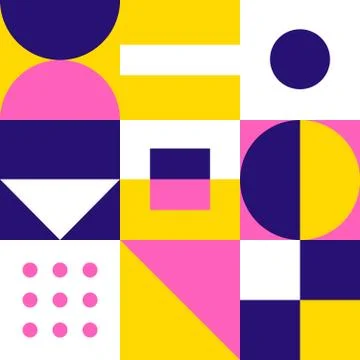 Abstract modern geometric pattern Stock Illustration
