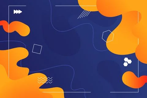 Abstract modern geometric shapes background. Stock Illustration