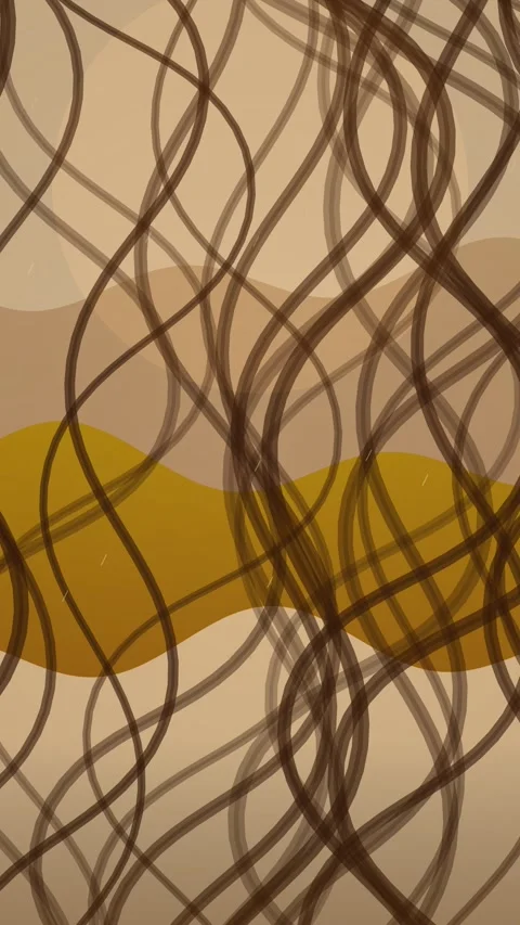 Abstract modern geometric wavy lines background pattern design Stock Footage 345493980