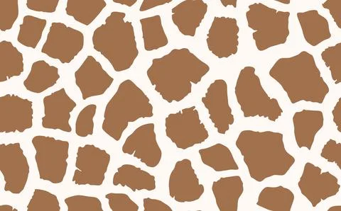Abstract modern giraffe seamless pattern. Animals trendy background. Colorful Illustrazione stock