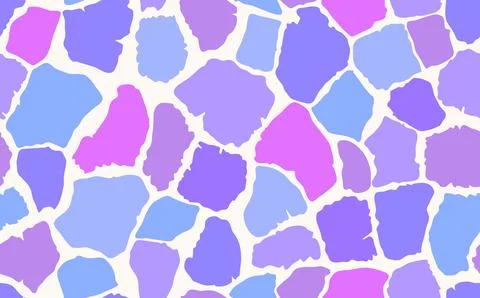 Abstract modern giraffe seamless pattern. Animals trendy background. Colorful 스톡 일러스트