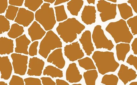 Abstract modern giraffe seamless pattern. Animals trendy background. Colorful Stock Illustration