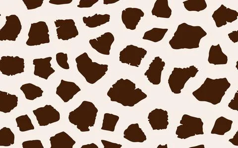 Abstract modern giraffe seamless pattern. Animals trendy background. Beige Illustrazione stock