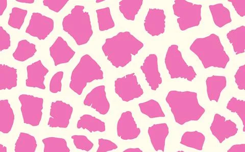 Abstract modern giraffe seamless pattern. Animals trendy background. Colorful Stock Illustration