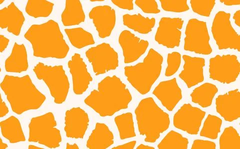 Abstract modern giraffe seamless pattern. Animals trendy background. Colorful Stock Illustration