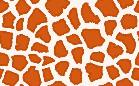 Abstract modern giraffe seamless pattern. Animals trendy background. Colorful Stock Illustration