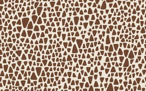 Abstract modern giraffe seamless pattern. Animals trendy background. Colorful Stock Illustration