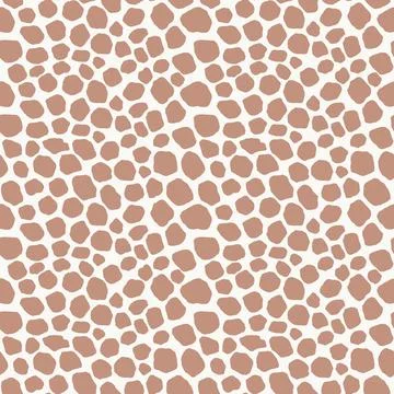 Abstract modern giraffe seamless pattern. Animals trendy background. Colorful Stock Illustration