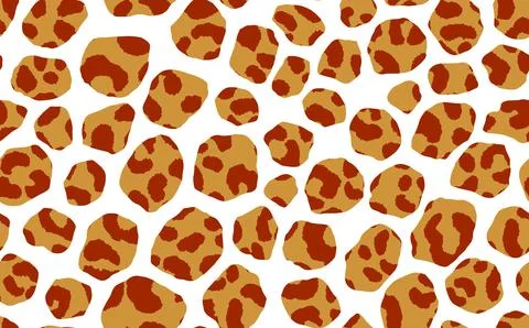 Abstract modern giraffe seamless pattern. Animals trendy background. Colorful Illustrazione stock