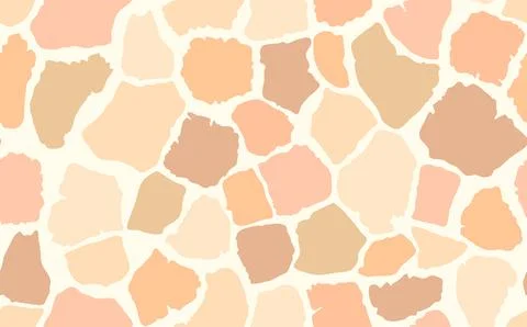 Abstract modern giraffe seamless pattern. Animals trendy background. Colorful Stock Illustration