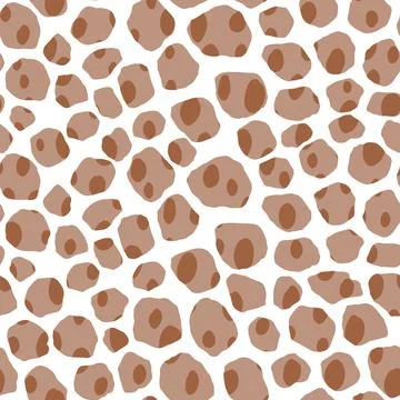 Abstract modern giraffe seamless pattern. Animals trendy background. Colorful Stock Illustration