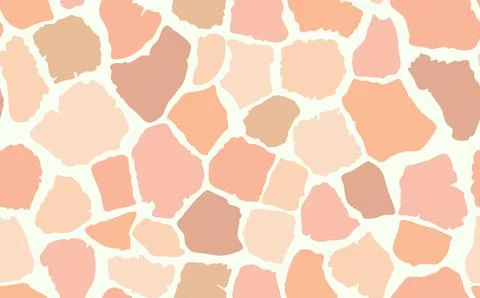 Abstract modern giraffe seamless pattern. Animals trendy background. Colorful Stock Illustration