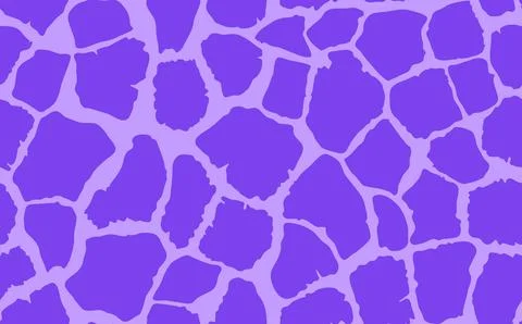 Abstract modern giraffe seamless pattern. Animals trendy background. Violet Stock Illustration