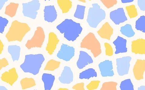 Abstract modern giraffe seamless pattern. Animals trendy background. Colorful 스톡 일러스트