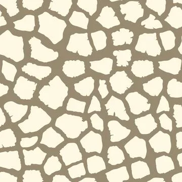 Abstract modern giraffe seamless pattern. Animals trendy background. Beige 스톡 일러스트