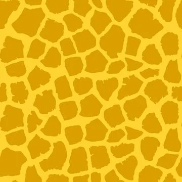 Abstract modern giraffe seamless pattern. Animals trendy background. Brown Illustrazione stock