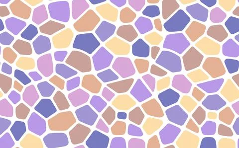 Abstract modern giraffe seamless pattern. Animals trendy background. Colorful Stock Illustration