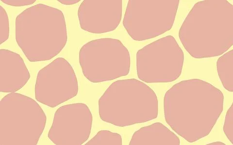 Abstract modern giraffe seamless pattern. Animals trendy background. Colorful Illustrazione stock