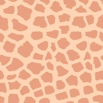 Abstract modern giraffe seamless pattern. Animals trendy background. Beige 스톡 일러스트