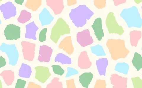 Abstract modern giraffe seamless pattern. Animals trendy background. Colorful Stock Illustration