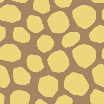 Abstract modern giraffe seamless pattern. Animals trendy background. Colorful Stock Illustration