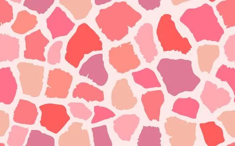 Abstract modern giraffe seamless pattern. Animals trendy background. Colorful 스톡 일러스트