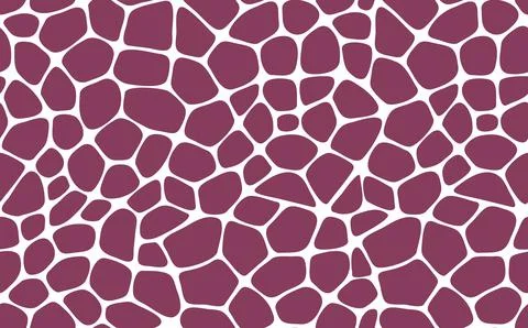 Abstract modern giraffe seamless pattern. Animals trendy background. Colorful Stock Illustration