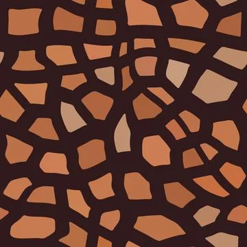 Abstract modern giraffe seamless pattern. Animals trendy background. Colorful Stock Illustration