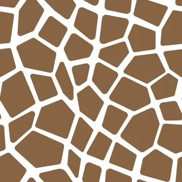 Abstract modern giraffe seamless pattern. Animals trendy background. Colorful Stock Illustration