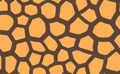 Abstract modern giraffe seamless pattern. Animals trendy background. Colorful Stock Illustration