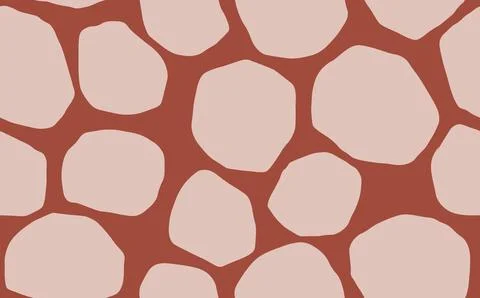 Abstract modern giraffe seamless pattern. Animals trendy background. Colorful Stock Illustration