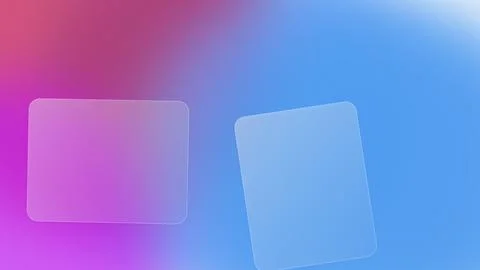 Abstract Modern Glassmorphism Background with Two Frosted Glass Panels on V.. イラスト素材
