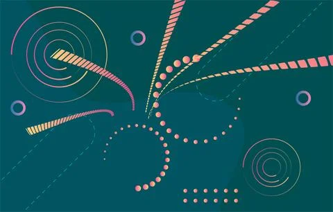 Abstract modern gradient colors dynamic shapes with wave flow background 스톡 일러스트