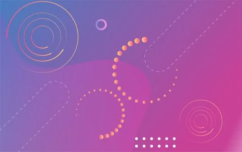 Abstract modern gradient colors dynamic shapes with wave flow background 스톡 일러스트