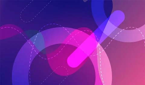Abstract modern gradient colors dynamic shapes with wave flow background 스톡 일러스트