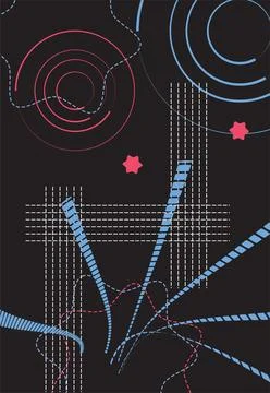 Abstract modern gradient colors dynamic shapes with wave flow background 스톡 일러스트