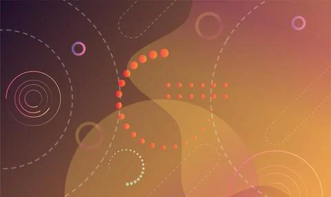 Abstract modern gradient colors dynamic shapes with wave flow background Stock Illustration