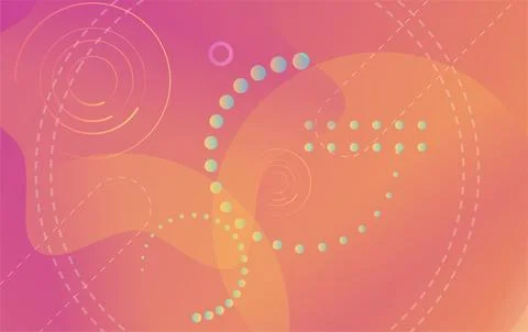 Abstract modern gradient colors dynamic shapes with wave flow background 스톡 일러스트