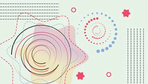 Abstract modern gradient colors dynamic shapes with wave flow background 스톡 일러스트