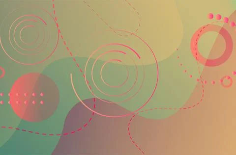Abstract modern gradient colors dynamic shapes with wave flow background 스톡 일러스트