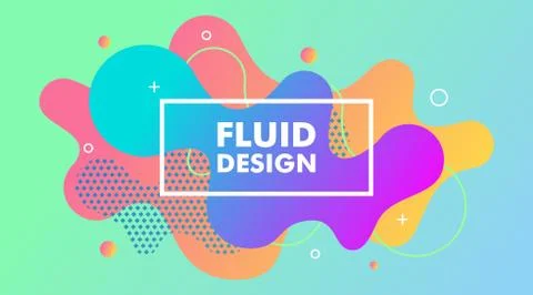 Abstract Modern Gradient Fluid Background Design Template Vector Stock-Illustration