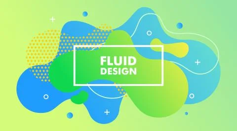 Abstract Modern Gradient Fluid Background Design Template Vector Stock-Illustration