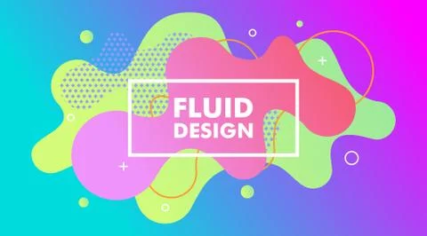 Abstract Modern Gradient Fluid Background Design Template Vector Stock-Illustration