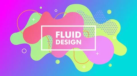 Abstract Modern Gradient Fluid Background Design Template Vector Stock-Illustration